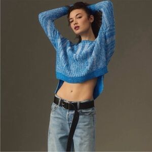 Pilcro Elevated Basic Quiet Luxury Hi-low Sweater Size XXSmall